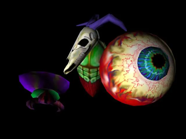 Assorted monsters VR game screenshot